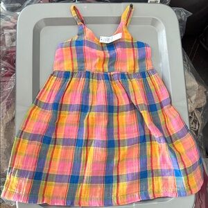 NWT! Girl’s Old Navy Size 4T Plaid Dress